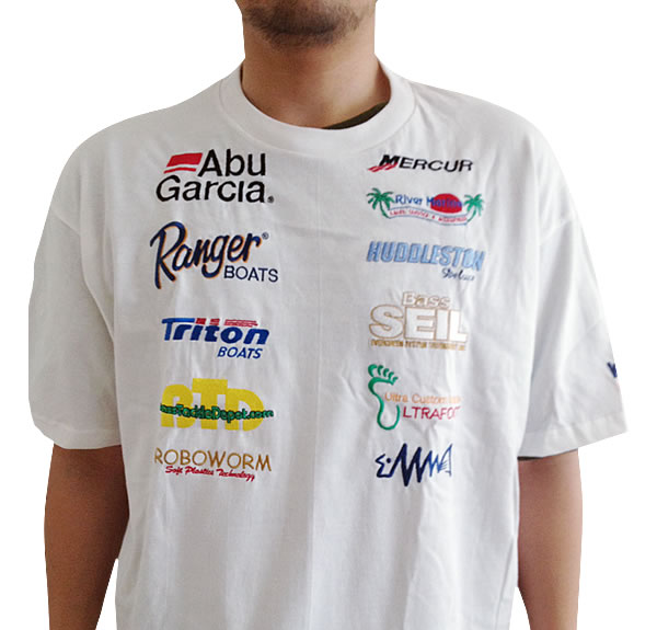 カジュアル刺繍Ｔシャツ