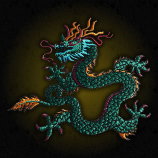 ドラゴン刺繍 AAS-1