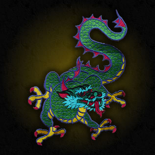 ドラゴン刺繍 AAS-5