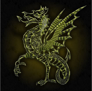 ドラゴン刺繍 AAS-8