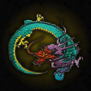 ドラゴン刺繍 AAS-7