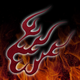 炎（ファイアー）刺繍 F-4