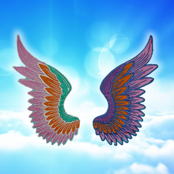 翼刺繍（中） TB-3